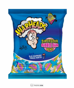 Warheads Raspberry Bubble Gum Pop 105g - 22er Pack.png